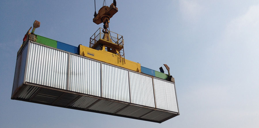 Cargo in a crane