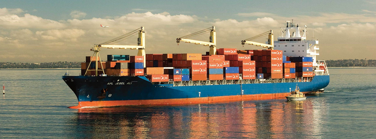 ship at sea